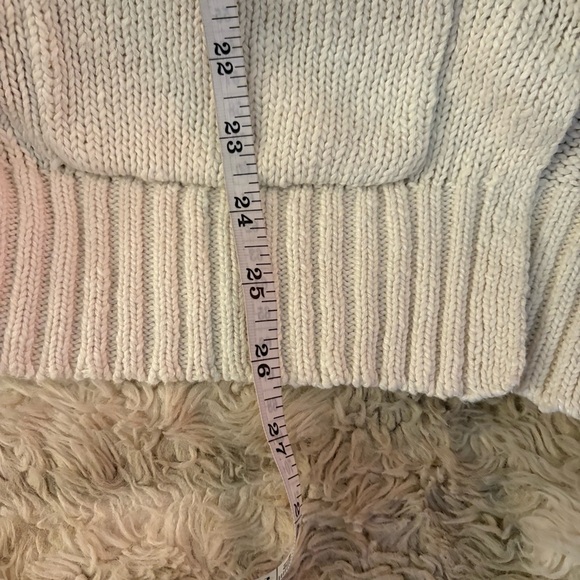 Quince Ivory Cotton Linen Relaxed Cardigan - Picture 11 of 12